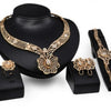 Crystal Wedding Accessories Necklace And Earring Set - 18k Gold Plated Jewelry Sets